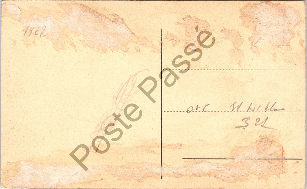 Nieuwkerken-Waas - "Klooster" - Zicht op het klooster – achterzijde van de originele postkaart