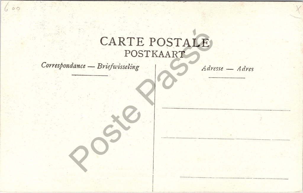 Lebbeke - "Jubelfeesten ter eere van O. L V. van Lebbeke, op 3 Mei 1908" – achterzijde van de originele postkaart