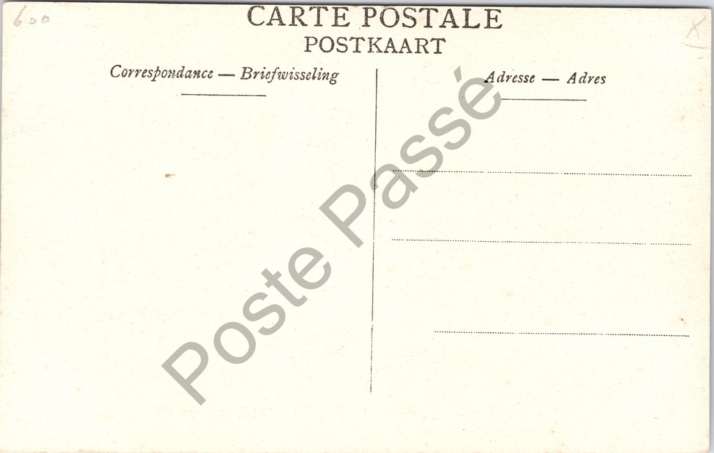 Lebbeke - "Jubelfeesten ter eere van O.L.V. van Lebbeke, op 3 Mei 1908" - Optocht – achterzijde van de originele postkaart