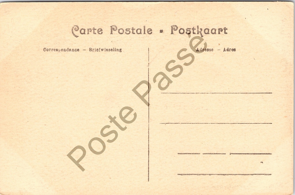 Lokeren - "Het Hoofdaltaar. — Le Maître-Autel." - Interieur hoofdaltaar – achterzijde van de originele postkaart