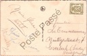 Middelkerke - "Westende Panorama" - Panoramisch zicht op Westende met kerk – achterzijde van de originele postkaart