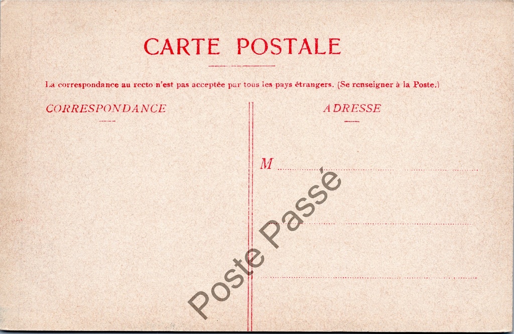 Brussel - "Jardin Botanique (Les Serres)" - Botanische Tuin (De Serres) – achterzijde van de originele postkaart