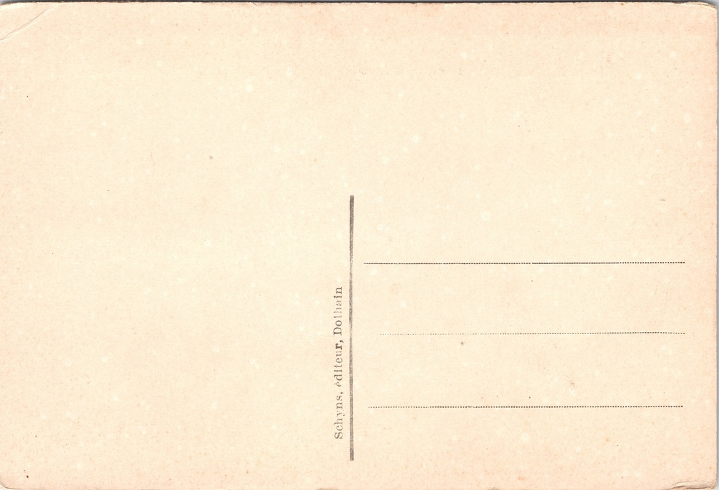 Jalhay - "Barrage de La Gileppe. Le Mur" - Dam van de Gileppe, zicht op de muur – achterzijde van de originele postkaart