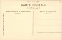 Namur - "Le Chateau de Dave" - Kasteel van Dave langs de Maas – achterzijde van de originele postkaart
