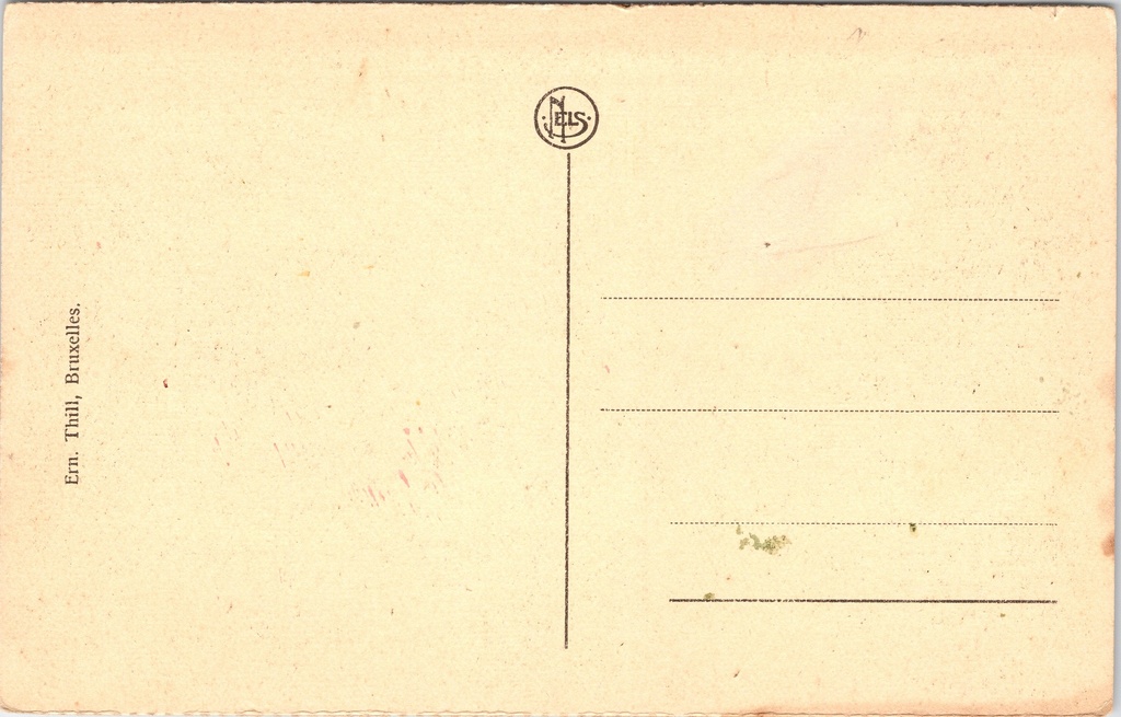 Bouillon - "Panorama pris de la côte d'Auclin" - Panoramisch stadsgezicht – achterzijde van de originele postkaart