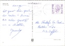 Bouillon - "Pont de Liège" - Luikse brug over de Semois – achterzijde van de originele postkaart