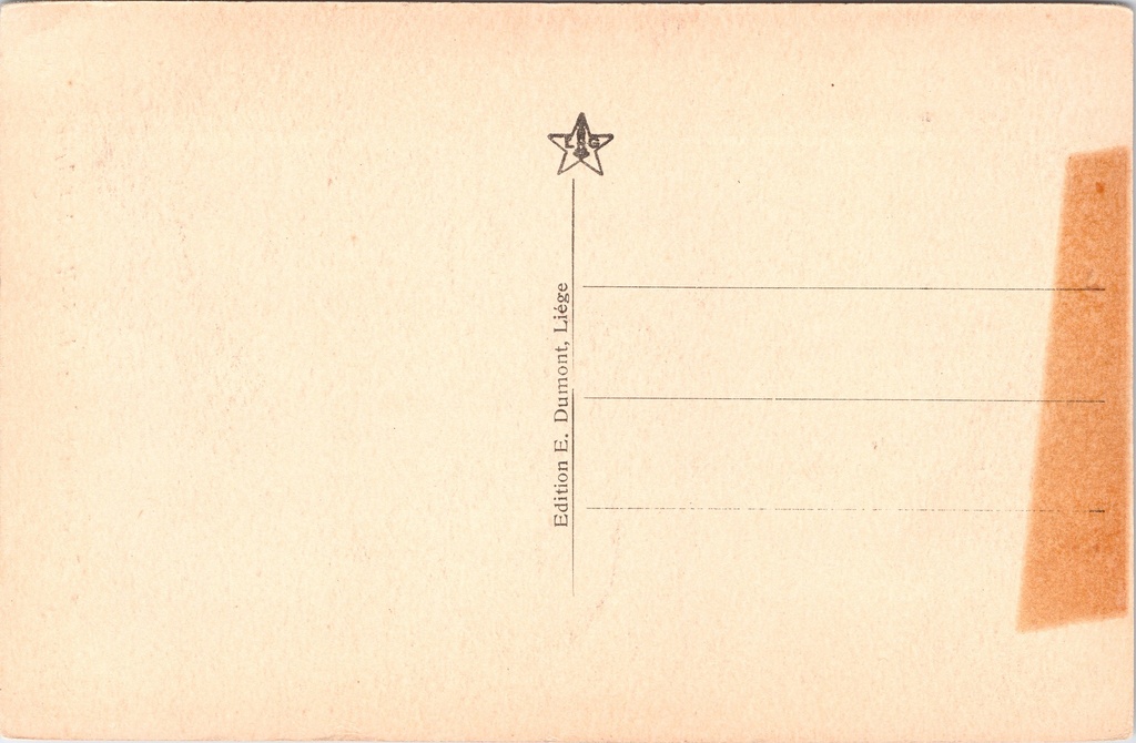 Saint-Hubert - "Eglise de St-Hubert, l'Autel" - Altaar van de Basiliek – achterzijde van de originele postkaart