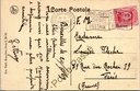 Brussel - "Place de Brouckère" - De Brouckèreplein – achterzijde van de originele postkaart