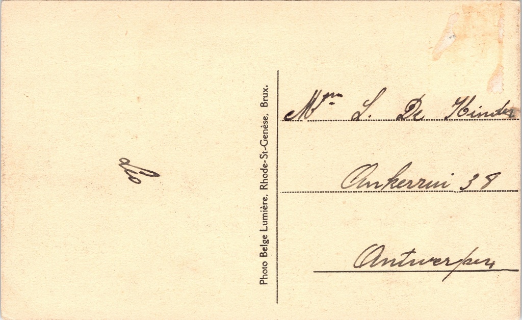 Stavelot - "Vallée de l'Amblève - Cascades de Coo" - Watervallen van Coo – achterzijde van de originele postkaart