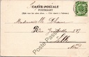 Brussel - "Le Palais de la Nation" - Paleis der Natie – achterzijde van de originele postkaart