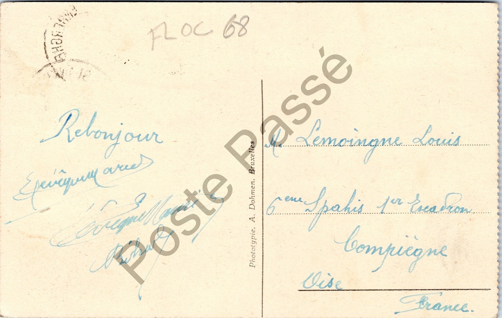 Zeebrugge - "Entrée du Musée" - Ingang van het Museum – originele postkaart, afbeelding 2