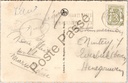 Brugge - "Panorama de la Grand'Place et Tour du Beffroi" - Luchtpanorama – achterzijde van de originele postkaart