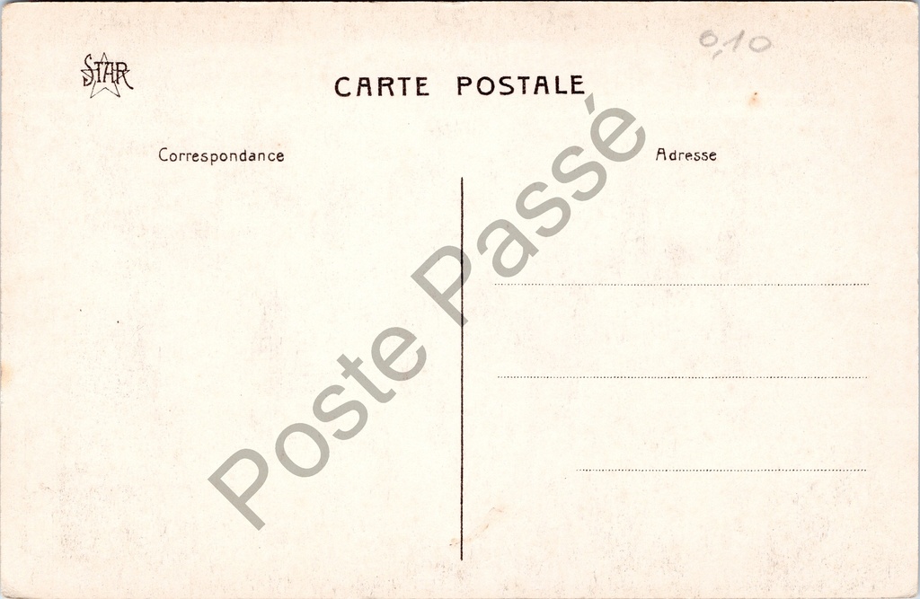 Gent - "Gand — Cathédrale St. Bavon — l'Adoration de l'Agneau par les Frères – achterzijde van de originele postkaart