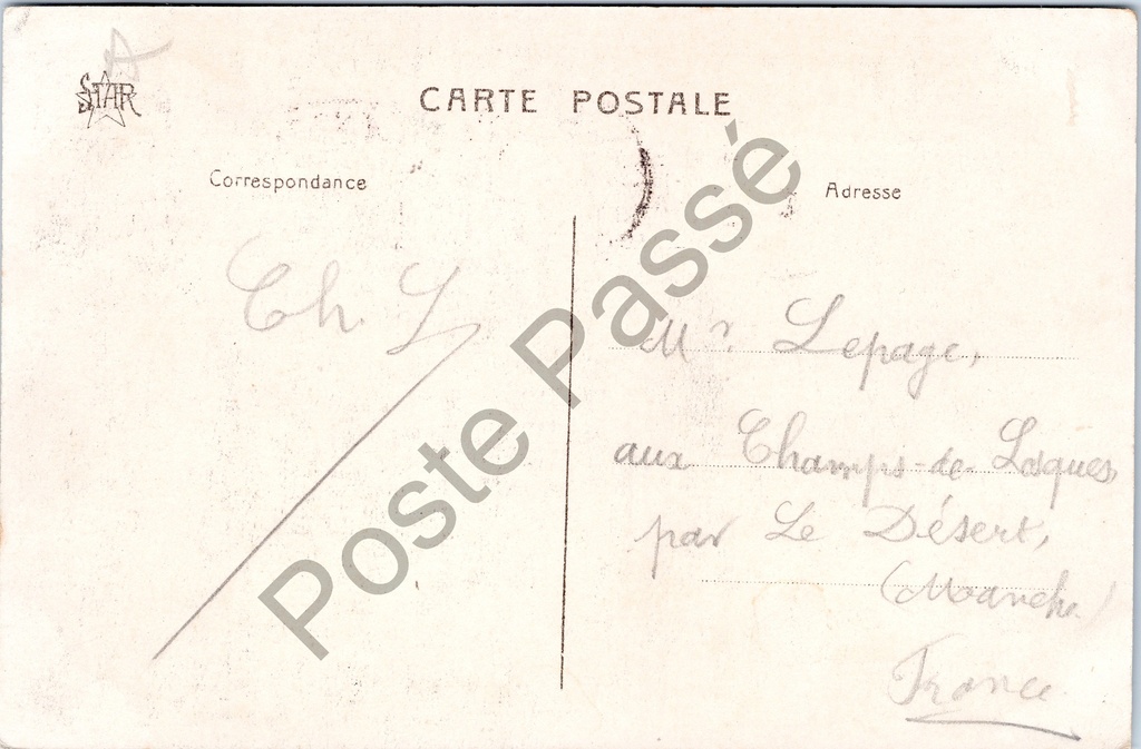 Gent - "Le Château des Comtes - Vu du Pont de l'Exécution" - Gravensteen gezien – achterzijde van de originele postkaart