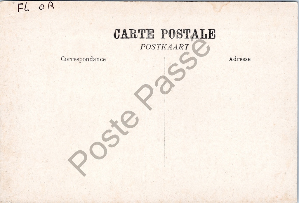 Gent - "Exposition Internationale de Gand 1913 - Le Pavillon de la Ville de Paris" – achterzijde van de originele postkaart
