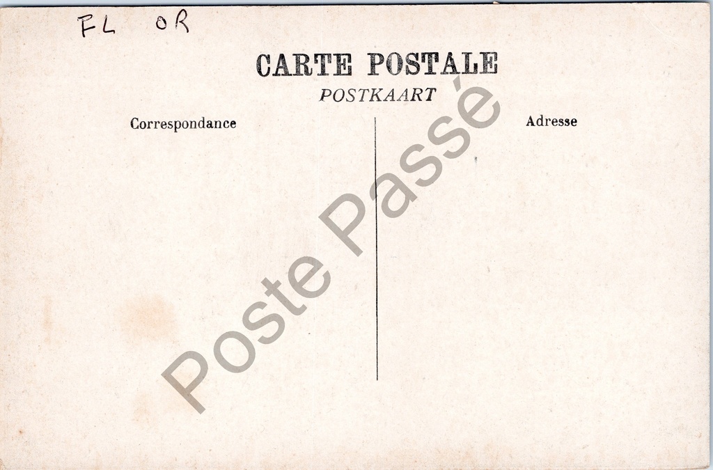 Gent - "Exposition Internationale de Gand 1913 - L'Avenue du Belvédère" – achterzijde van de originele postkaart