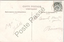 Oostakker - "Souvenir d'Oostacker" - Kerk, Residentie en Kasteel – achterzijde van de originele postkaart