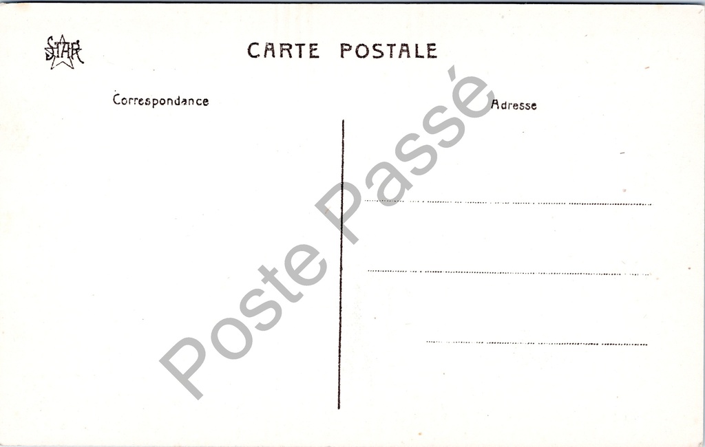 Gent - "Oostacker-Lourdes — A la Grotte Station des VII Douleurs de la Ste Vierge – achterzijde van de originele postkaart