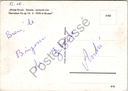 Brussel - "Mietje Stroel, Zelzate, verloofd met Manneken Pis op 13 - 2 - 1976 – achterzijde van de originele postkaart