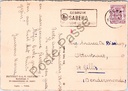 Sint-Amandsberg - "Ingang — Entrée" - Ingang van het Instituut O.L.V. Visitatie – achterzijde van de originele postkaart