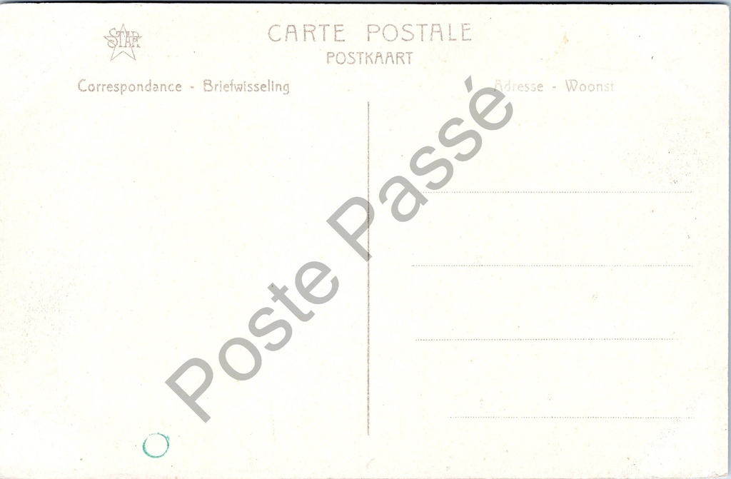 Gent - "St-Amandsberg, Gent — Beggijnhof — Kruisstraat" - Begijnhof Kruisstraat – achterzijde van de originele postkaart