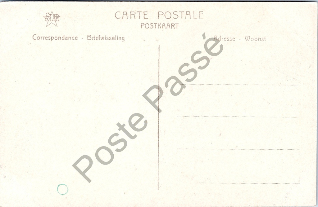 Sint-Amandsberg - "Beggijnhof - Rechterkant der kerk" - Beggijnhof, rechterkant – achterzijde van de originele postkaart
