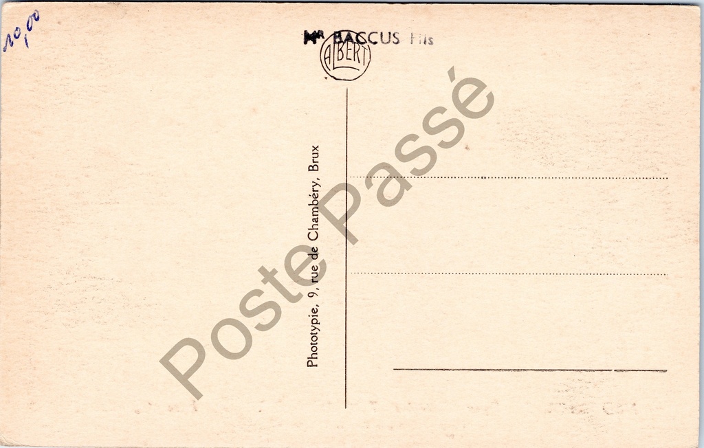 Nederbrakel - "Eaux Minérales TOPBRONNEN - Parc et grottes" - Mineraalwaterpark – achterzijde van de originele postkaart