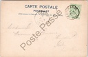 Oudenaarde - "Hôtel de Ville-cheminée" - Stadhuis schouw – achterzijde van de originele postkaart