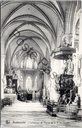 Oudenaarde - "L'Intérieur de l'église de N. D. de Pamele" - Interieur van de OLV – achterzijde van de originele postkaart