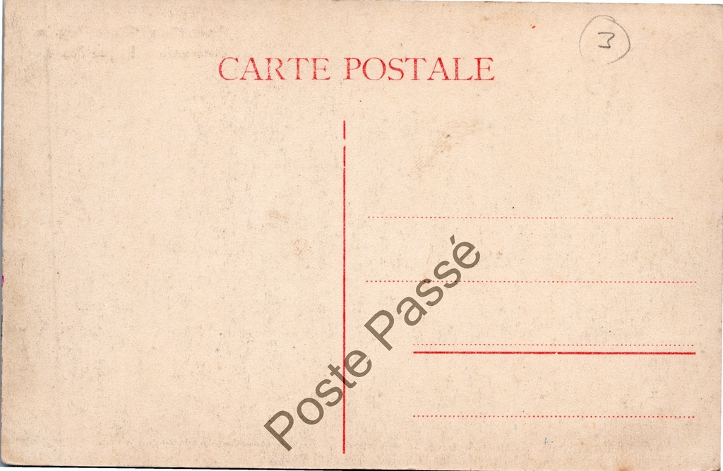 Brussel - "Place Royale" - Koningsplein – achterzijde van de originele postkaart