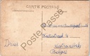 Dinant - "Place de l'Hôtel de Ville" - Stadhuisplein in ruïnes – achterzijde van de originele postkaart