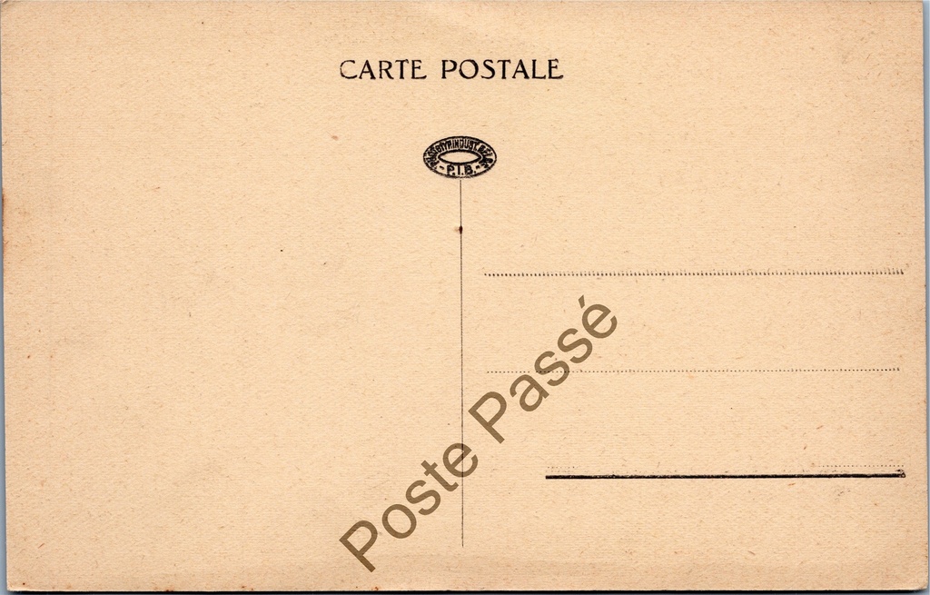 Schaarbeek - "Parc Josaphat Etang et Pont Rustique" - Josaphatpark vijver – achterzijde van de originele postkaart