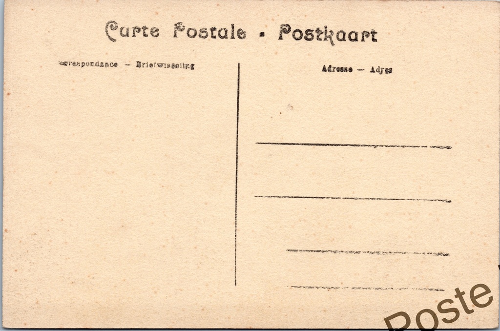 Antwerpen - "Het Steen (Museum van Oudheden)" - Middeleeuws kasteel aan de Schelde – achterzijde van de originele postkaart