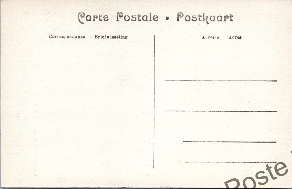 Antwerpen - "Christ en Croix" - Christus aan het Kruis, schilderij van Anthony – achterzijde van de originele postkaart