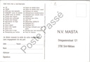 Sint-Niklaas - "MASTA PRODUKTEN" - Reclamekaart met wagenpark – achterzijde van de originele postkaart