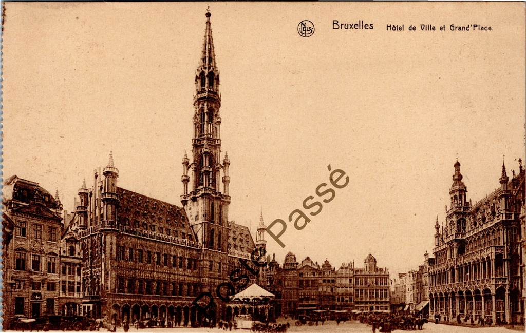 Brussel - "Hôtel de Ville et Grand'Place" - Stadhuis en Grote Markt