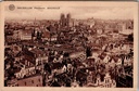 Brussels - "Panorama" - Panoramic city view from the tower of the City Hall with St Gudula Cathedral