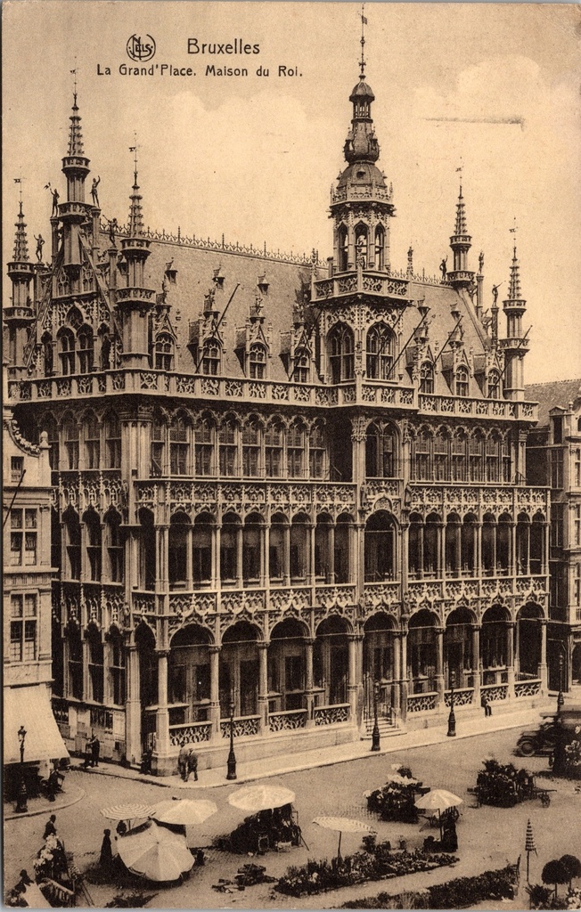 Bruxelles - "La Grand'Place. Maison du Roi" - La Grand-Place avec la boulangerie