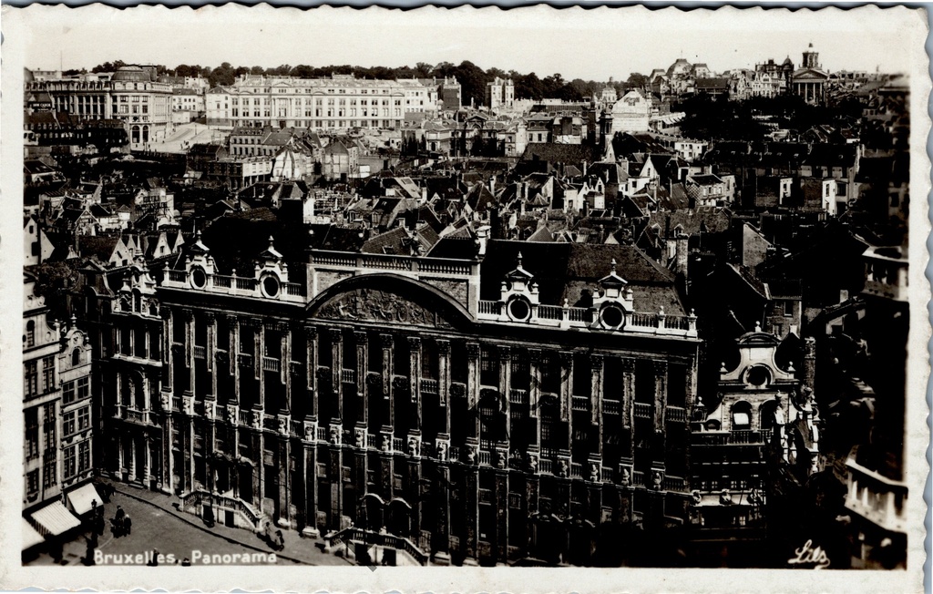 Brussel - "Panorama" - Panoramisch uitzicht op het stadscentrum