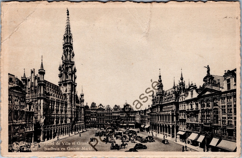 [Brussel0602] Brussel - "Hotel de Ville et Grand Place" - Stadhuis en Grote Markt