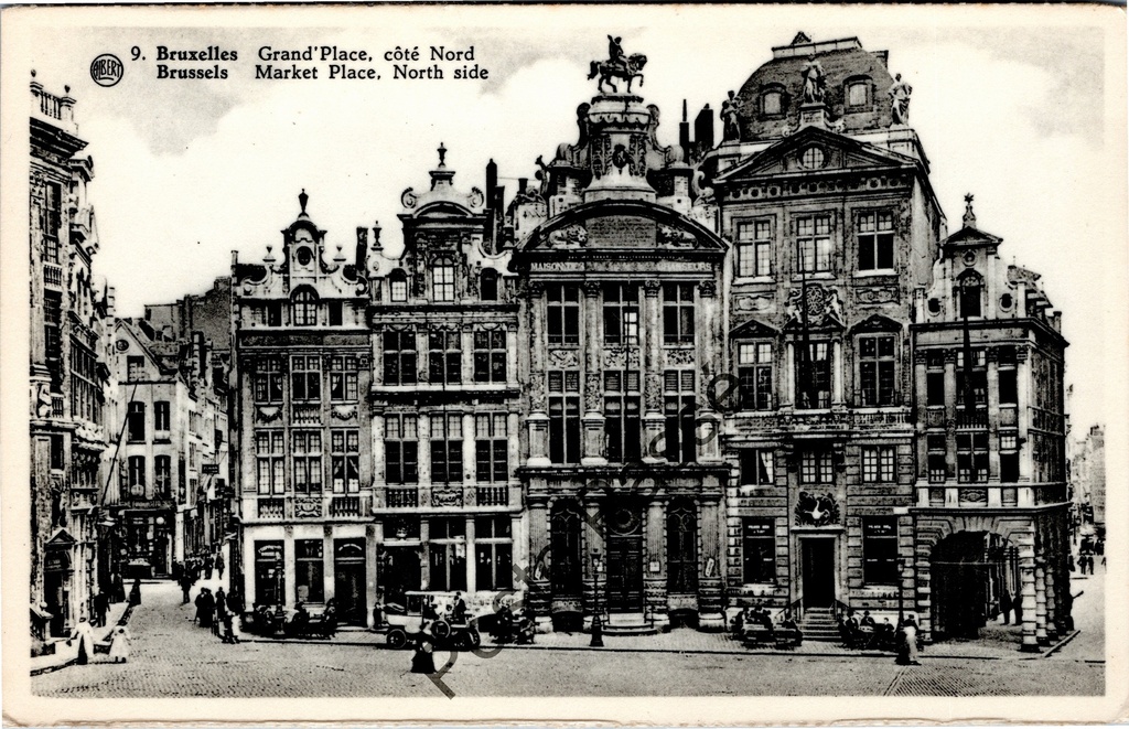 [Brussel0464] Brussel - "Grand'Place, côté Nord" - Grote Markt noordkant met gildehuizen