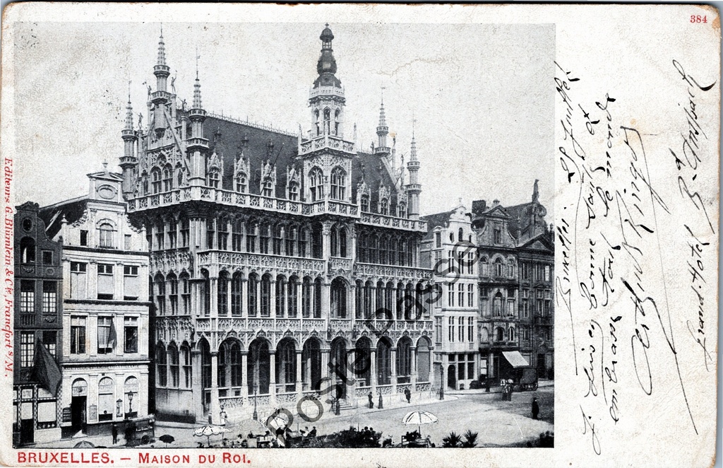 Bruxelles - "Maison du Roi" - Boulangerie sur la Grand Place
