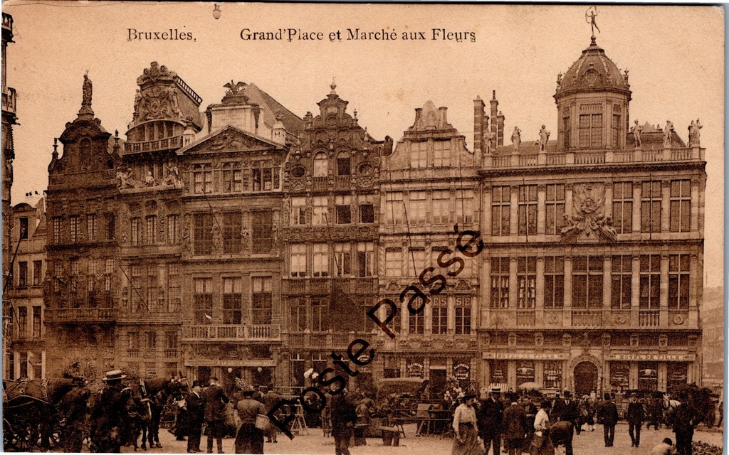 [Brussel0610] Brussels - "Grand'Place et Marché aux Fleurs" - Grand Place with Flower Market