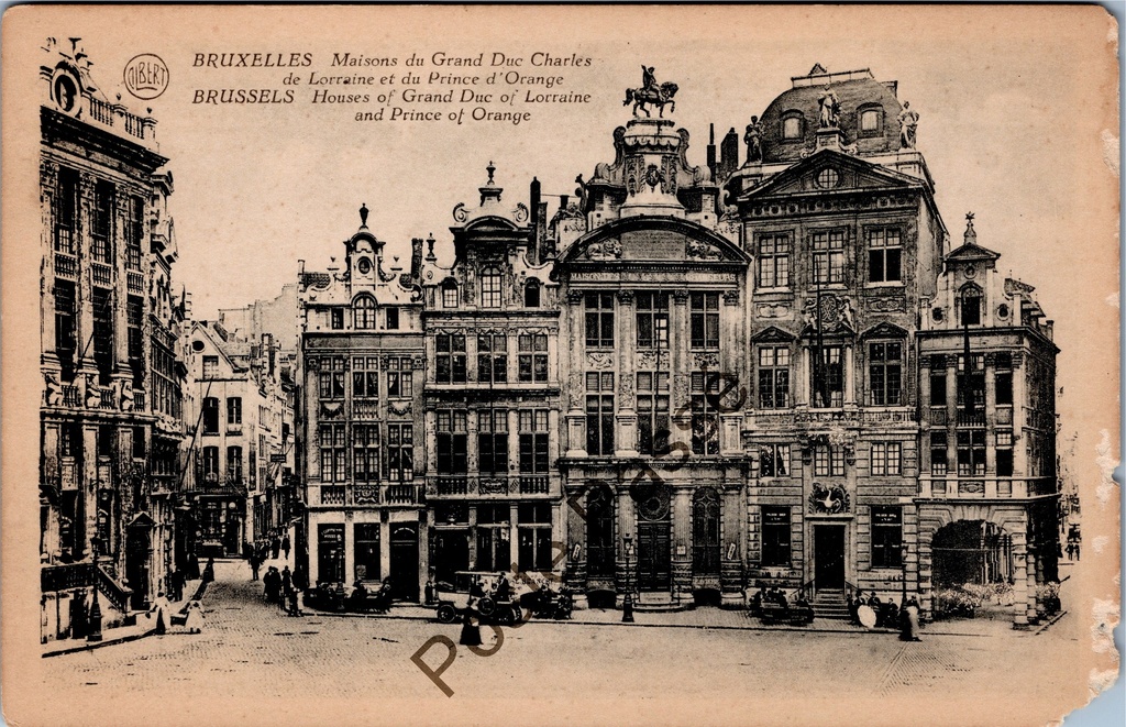 Brussel - "Maisons du Grand Duc Charles de Lorraine et du Prince d'Orange" - Gildehuizen op de Grote Markt