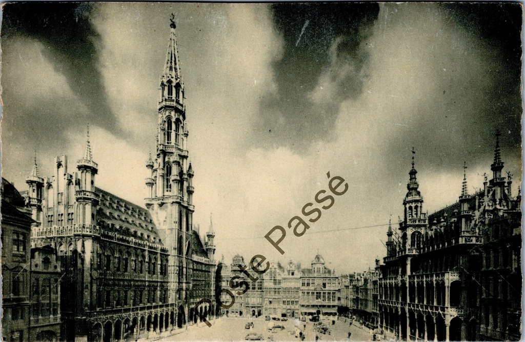 [Brussel0326] Brussels - "Grand'Place" - Grand Place with town hall and belfry general view