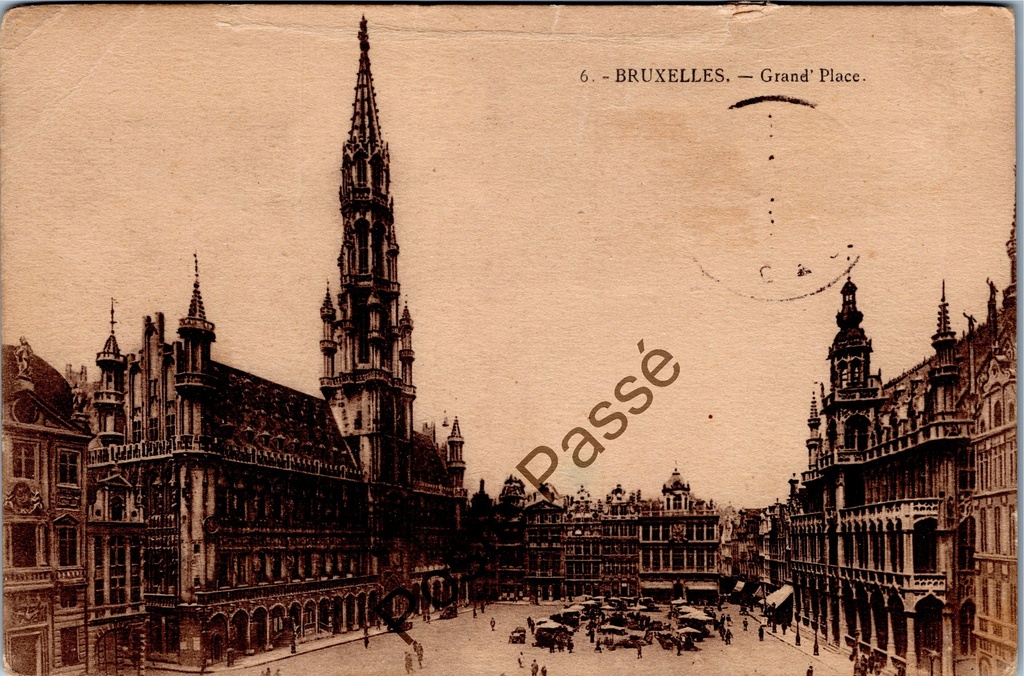 [Brussel0320] Brussel - "Grand' Place" - Grote Markt met stadhuis en belfort