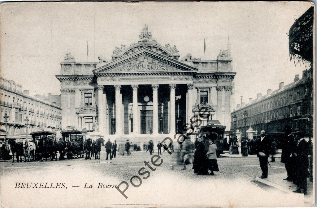 Brussels - "La Bourse" - Stock Exchange building