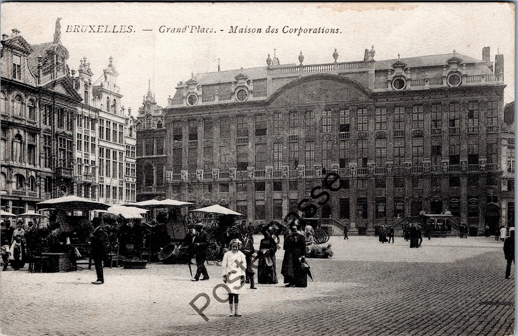 Brussels - "Grand'Place - Maison des Corporations" - Grand Place - Gildhuizen