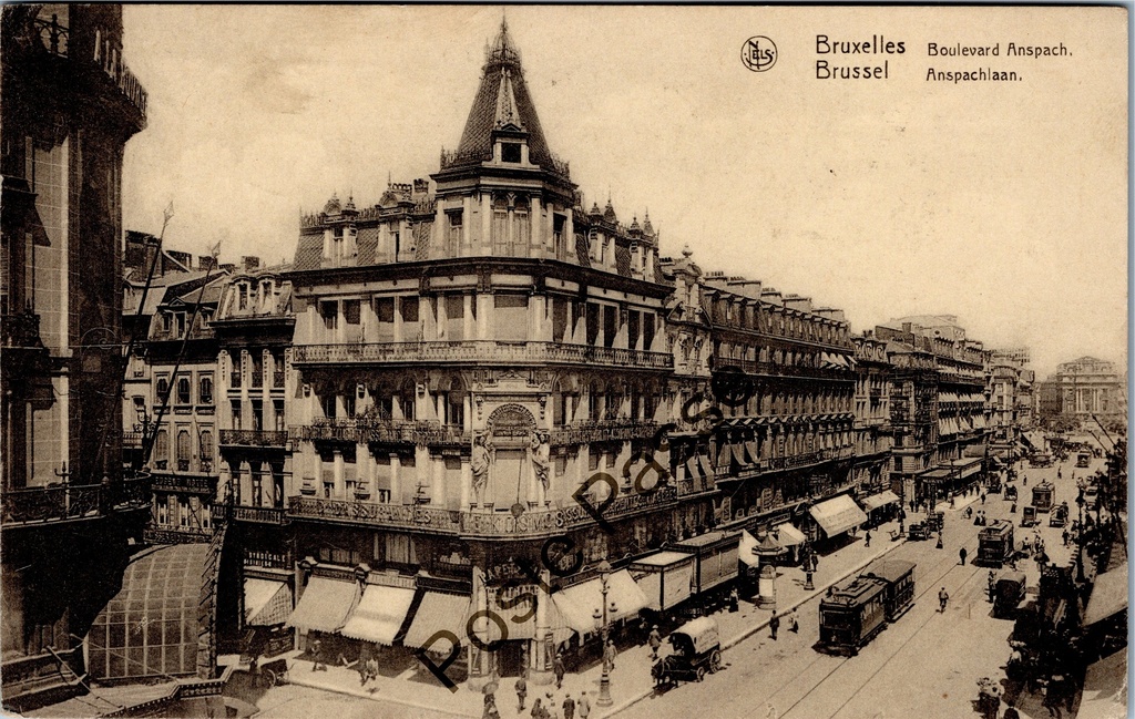Brussel - "Boulevard Anspach" - Anspachlaan