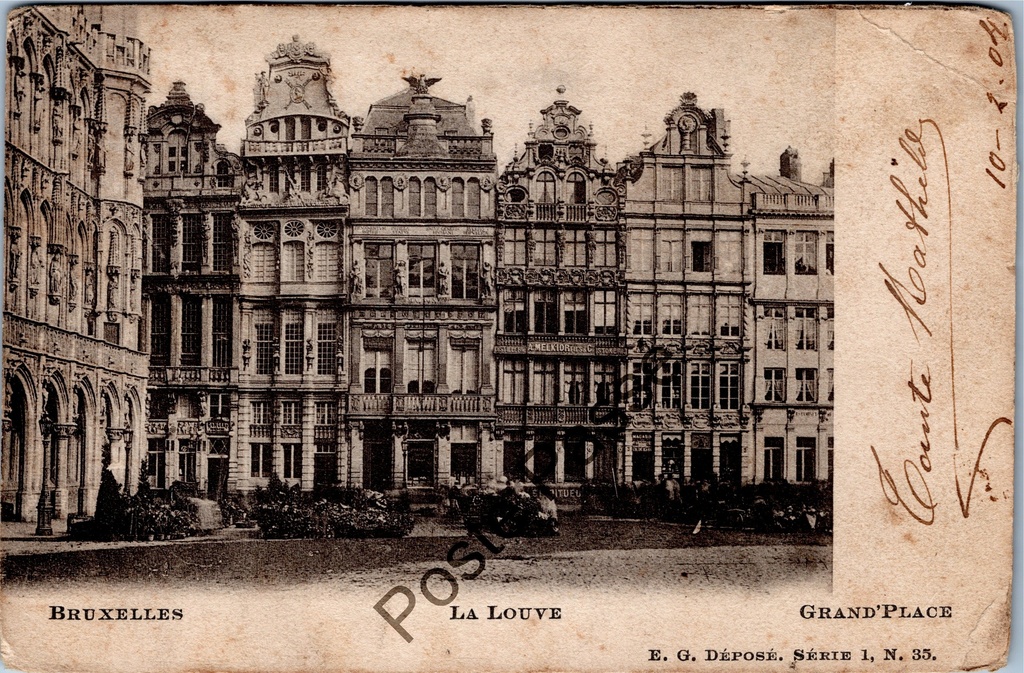 Brussels - "La Louve" - Guildhall the Wolvin on Grand-Place